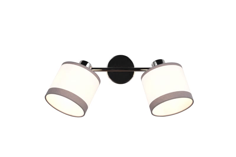 Trio Lighting Davos Spotlampe 2L E14 Krom/Hvit - Belysning - Glødepærer & lyskilder - Spotlights & downlights