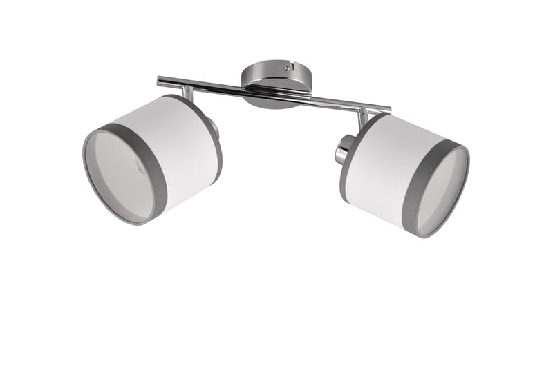 Trio Lighting Davos Spotlampe 2L E14 Krom/Hvit - Belysning - Glødepærer & lyskilder - Spotlights & downlights