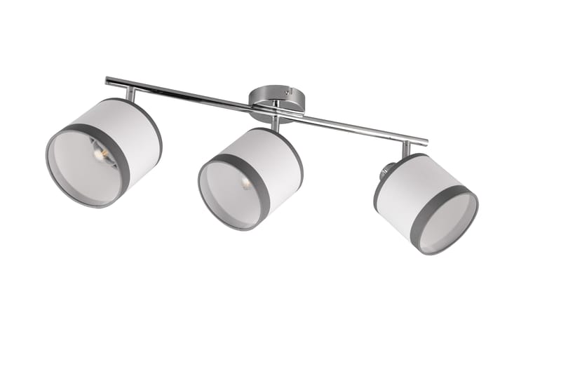 Trio Lighting Davos Spotlampe 3L E14 Krom/Hvit - Belysning - Glødepærer & lyskilder - Spotlights & downlights