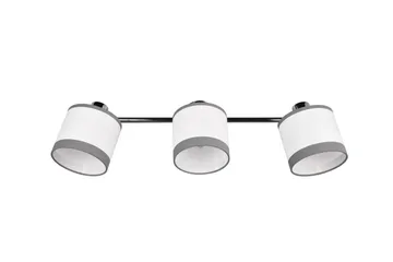 Trio Lighting Davos Spotlampe 3L E14 Krom/Hvit - Belysning - Glødepærer & lyskilder - Spotlights & downlights