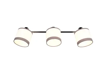 Trio Lighting Davos Spotlampe 3L E14 Krom/Hvit - Belysning - Glødepærer & lyskilder - Spotlights & downlights