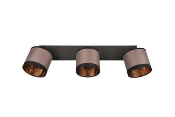 Trio Lighting Davos Spotlampe 3L E14 Matsort/Greige - Belysning - Glødepærer & lyskilder - Spotlights & downlights