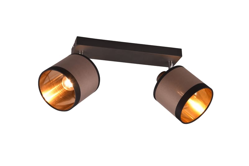 Trio Lighting Davos Spotlight 2L E14 Matsort/Greige, undefined