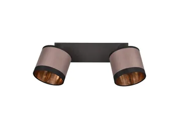 Trio Lighting Davos Spotlight 2L E14 Matsort/Greige - Belysning - Glødepærer & lyskilder - Spotlights & downlights
