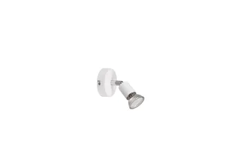 Trio Lighting Paris spotlight 1L GU10 mat hvid - Belysning - Glødepærer & lyskilder - Spotlights & downlights
