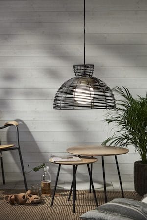 Runde lampeskærm 47 cm - sort - Belysning - Belysningstilbehør