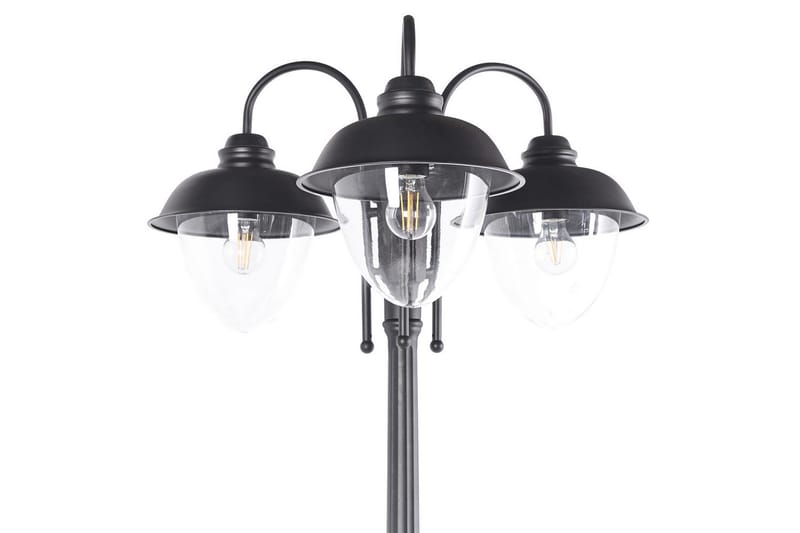 Asinare Lygtepæl 209 cm - Sort - Belysning - Udendørs lamper & belysning - Søjlelampe & standerlampe