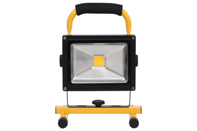 genopladelig LED-projektør med håndtag 30 W kold hvid - Sort - Belysning - Udendørs lamper & belysning