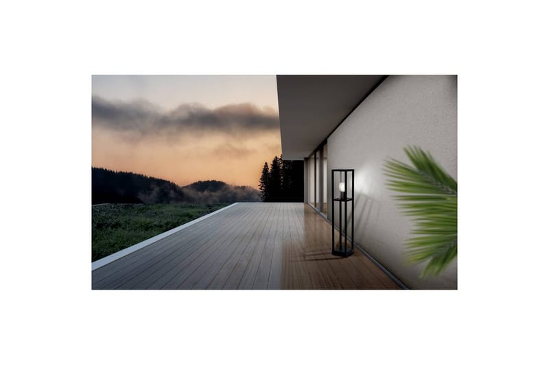 Gulvlampe Udendørsbelysning Eglo Cascinetta - Sort - Belysning - Udendørs lamper & belysning - Søjlelampe & standerlampe