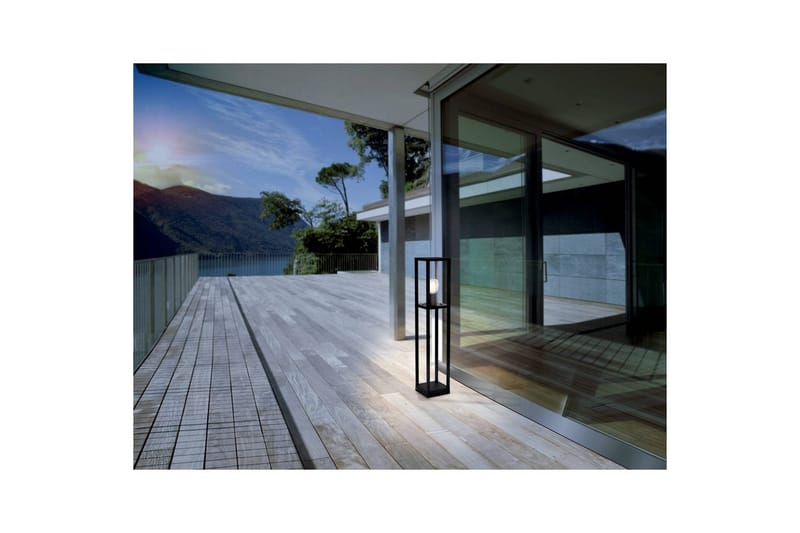 Gulvlampe Udendørsbelysning Eglo Cascinetta - Sort - Belysning - Udendørs lamper & belysning - Søjlelampe & standerlampe