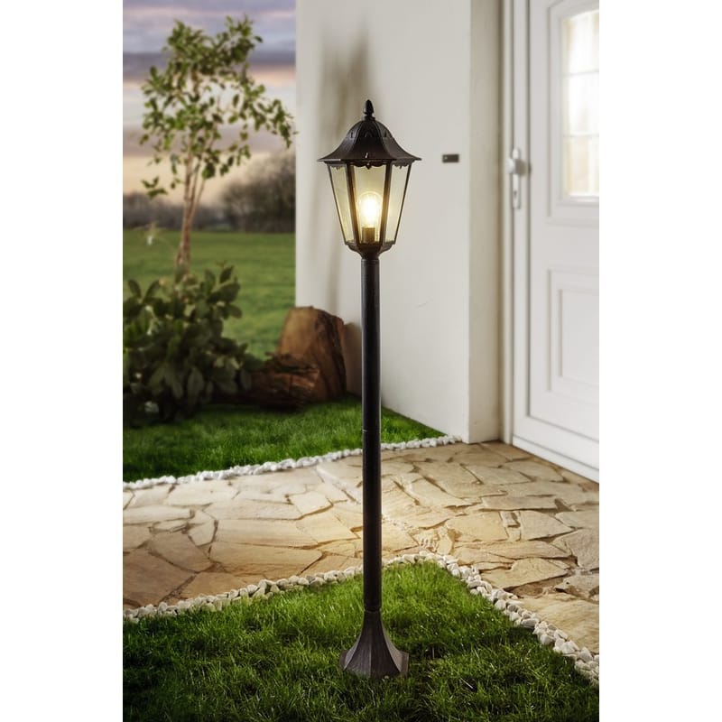 Have-lygte Navedo - Sort/Sølvpatina, 1200 mm - Belysning - Udendørs lamper & belysning - Søjlelampe & standerlampe