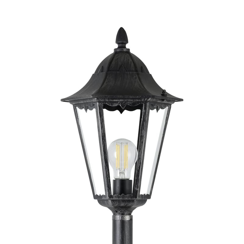 Have-lygte Navedo - Sort/Sølvpatina, 1200 mm - Belysning - Udendørs lamper & belysning - Søjlelampe & standerlampe