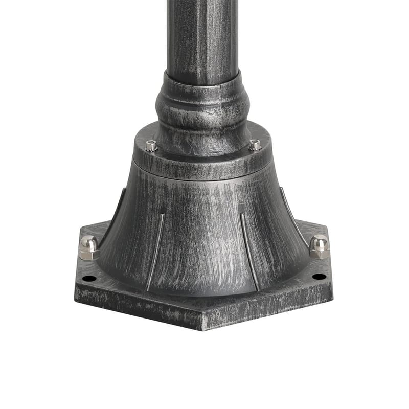 Have-lygte Navedo - Sort/Sølvpatina, 2000 mm - Belysning - Udendørs lamper & belysning - Søjlelampe & standerlampe