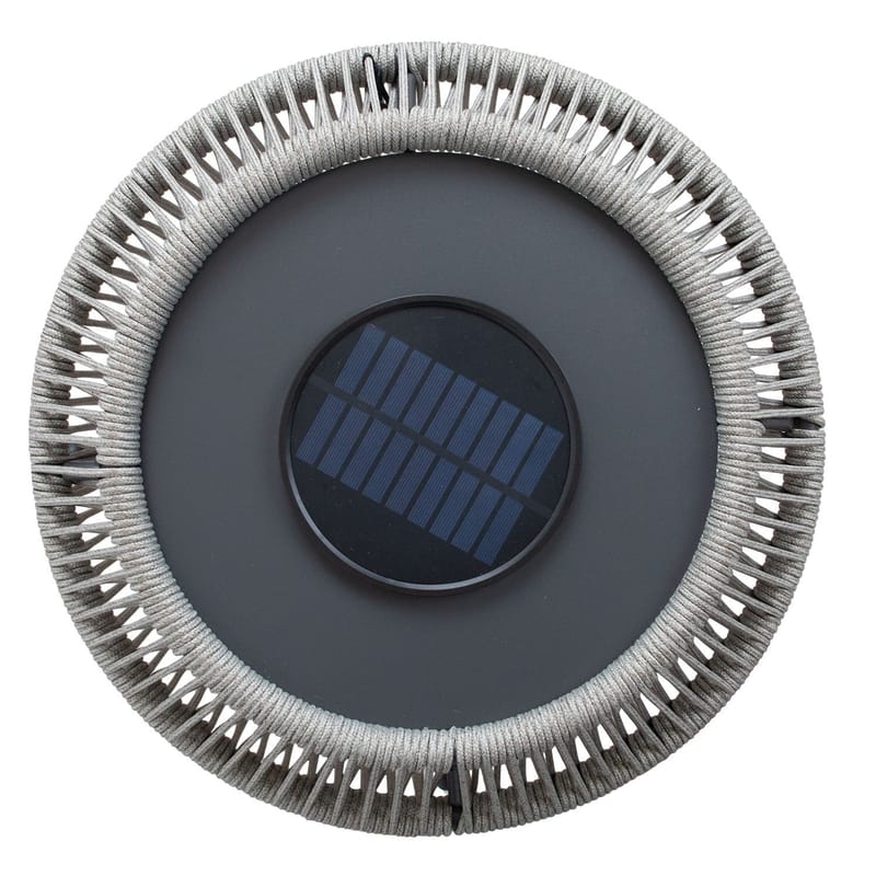 Havelampe HOME4YOU Bredami med solpanel grå - Grå - Belysning - Udendørs lamper & belysning - Solcellelamper