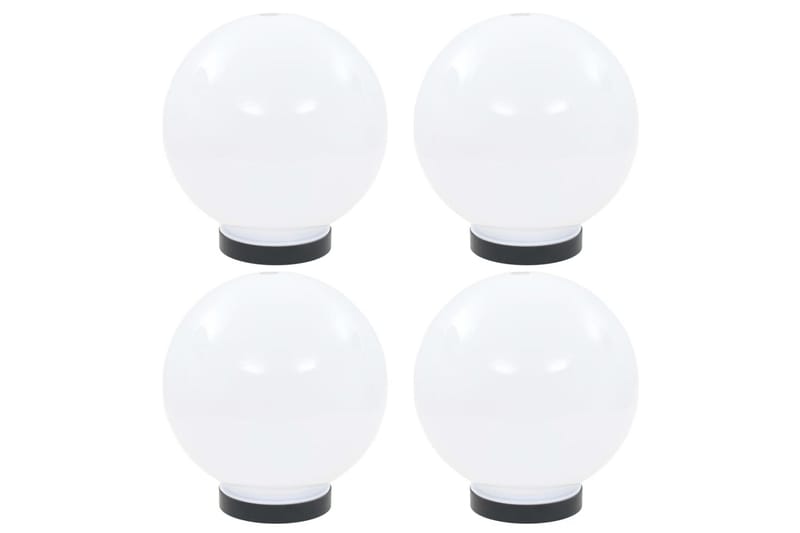 Led-Kuglelamper 4 Stk. Kugleformet 20 Cm Pmma - Hvid - LED-belysning udendørs - Udendørs lamper & belysning - Bedlamper
