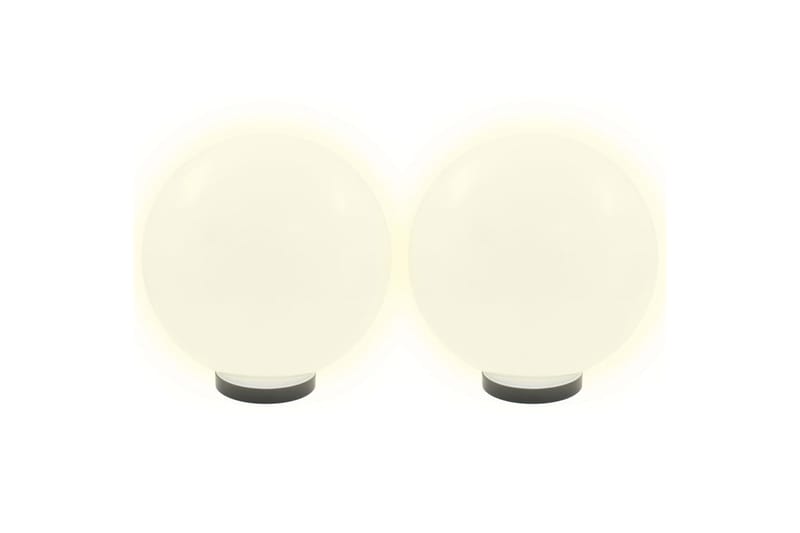Led-Kuglelamper 4 Stk. Kugleformet 30 Cm Pmma - Hvid - Belysning - Udendørs lamper & belysning - LED-belysning udendørs