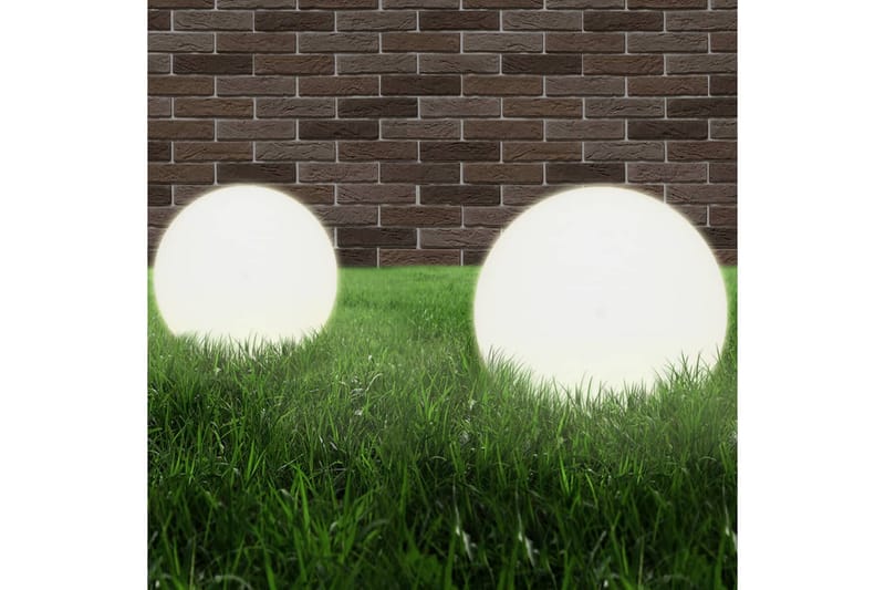 Led-Kuglelamper 4 Stk. Kugleformet 40 Cm Pmma - Hvid - Belysning - Udendørs lamper & belysning - LED-belysning udendørs