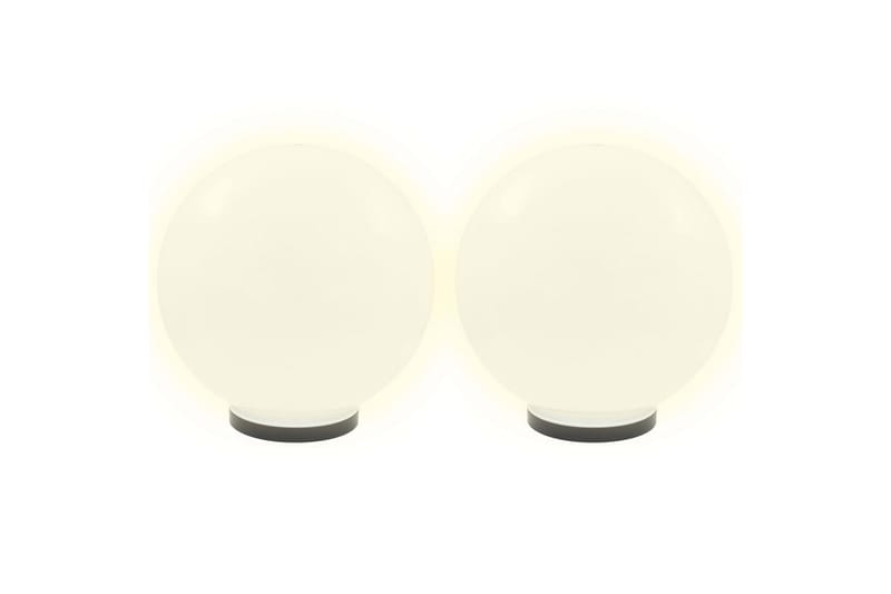 Led-Kuglelamper 4 Stk. Kugleformet 40 Cm Pmma - Hvid - Belysning - Udendørs lamper & belysning - LED-belysning udendørs