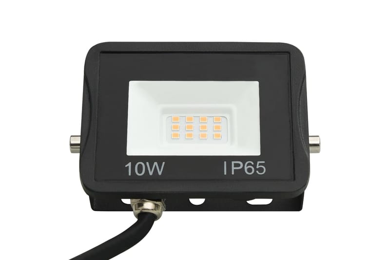 LED-projektør 10 W varm hvid - Sort - Projektører - Udendørs lamper & belysning - Væglampe udendørs