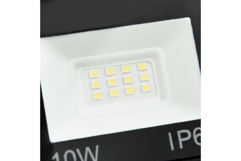 LED-projektør 10 W kold hvid - Sort - Projektører - Udendørs lamper & belysning - Væglampe udendørs