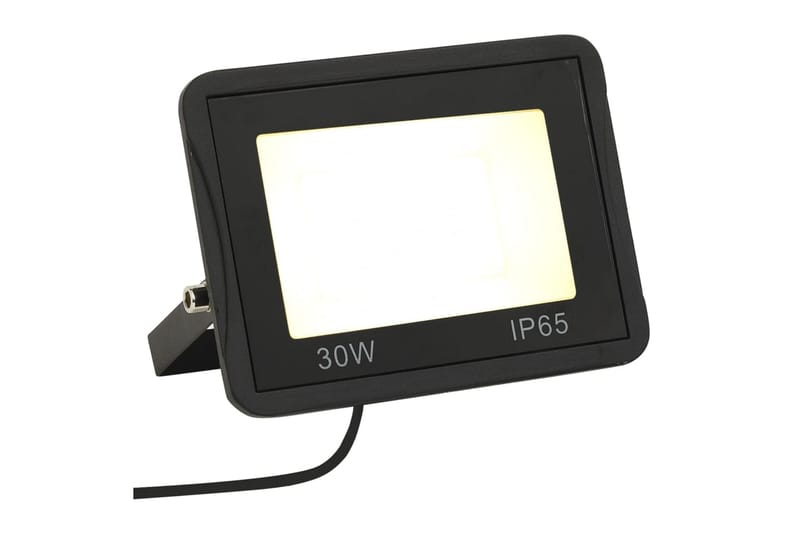 LED-projektør 30 W varmt hvidt lys - Sort - Projektører - Udendørs lamper & belysning - Væglampe udendørs