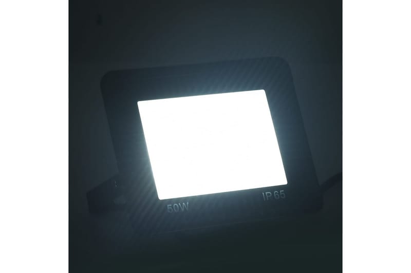 LED-projektør 50 W kold hvid - Sort - Belysning - Udendørs lamper & belysning