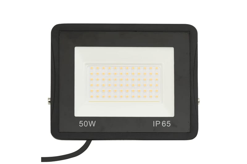 LED-projektør 50 W varm hvid - Sort - Belysning - Udendørs lamper & belysning