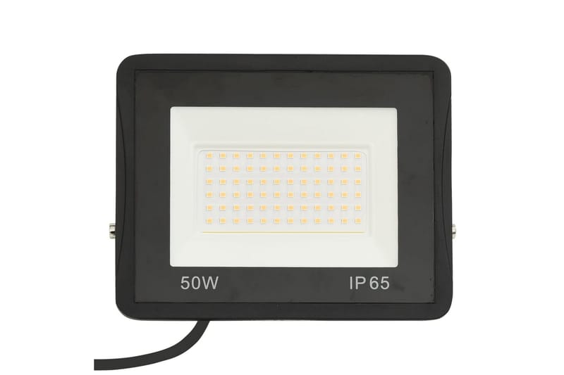 LED-projektør 50 W varm hvid - Sort - Projektører - Udendørs lamper & belysning - Væglampe udendørs