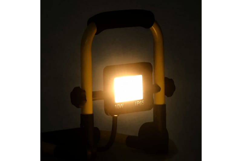 LED-projektør med håndtag 10 W - Sort - Projektører - Udendørs lamper & belysning - Væglampe udendørs