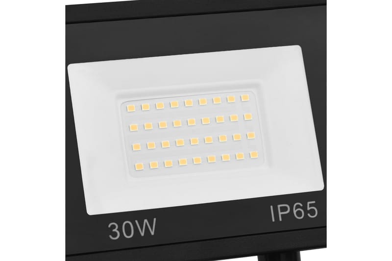 LED-projektør med sensor 30 W varm hvid - Sort - Projektører - Udendørs lamper & belysning - Væglampe udendørs