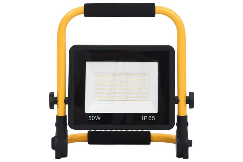 LED-projektør med håndtag 50 W kold hvid - Sort - Belysning - Udendørs lamper & belysning