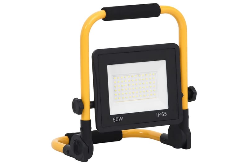 LED-projektør med håndtag 50 W kold hvid - Sort - Belysning - Udendørs lamper & belysning