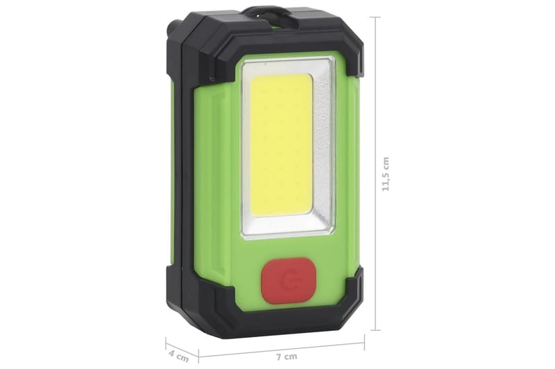 LED-projektør 7 W transportabel og soldrevet kold hvid - Flerfarvet - Belysning - Udendørs lamper & belysning