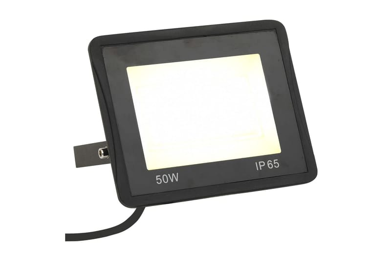 LED-projektør 50 W varm hvid - Sort - Belysning - Udendørs lamper & belysning