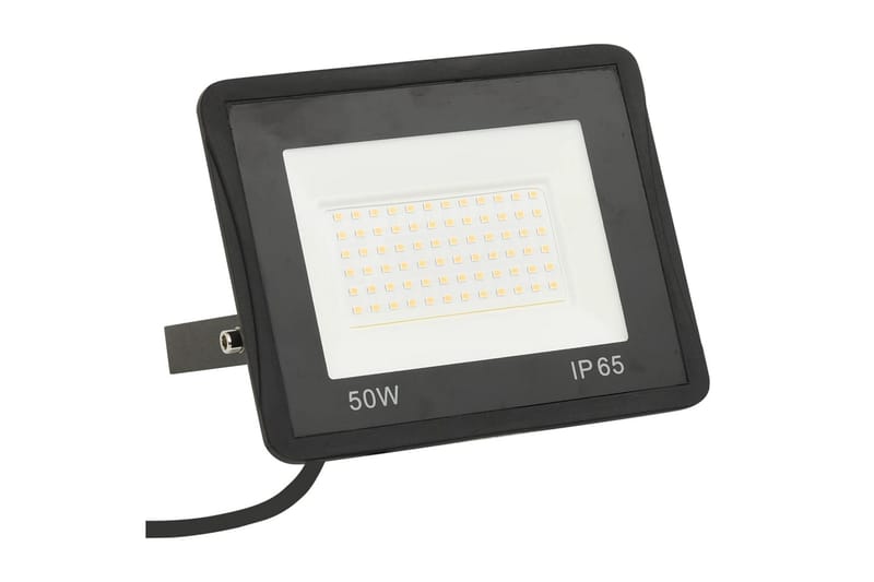 LED-projektør 50 W varm hvid - Sort - Belysning - Udendørs lamper & belysning