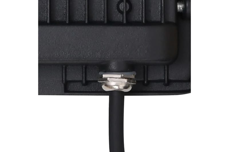 LED-projektør med håndtag 2x30 W kold hvid - Sort - Belysning - Udendørs lamper & belysning