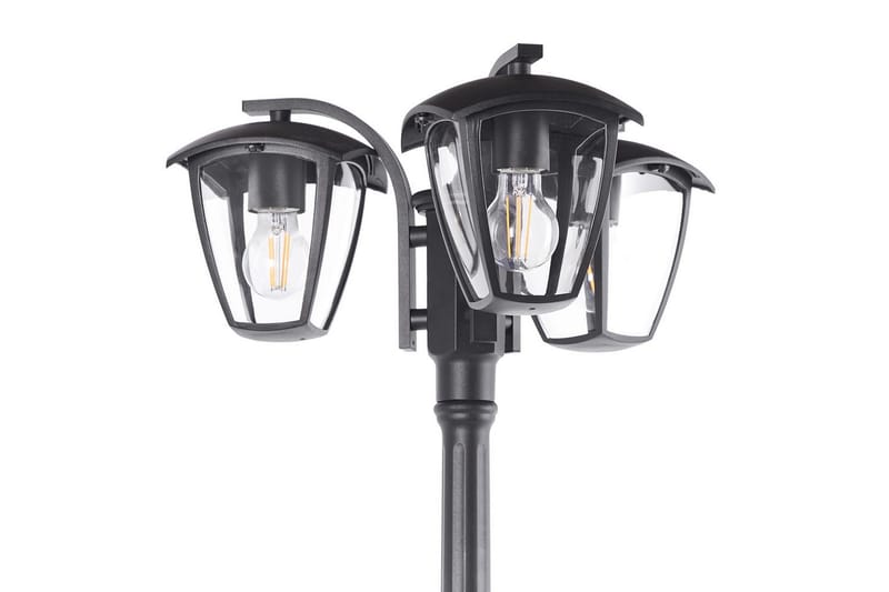 Lemro Lygtepæl 199 cm - Sort - Belysning - Udendørs lamper & belysning - Søjlelampe & standerlampe