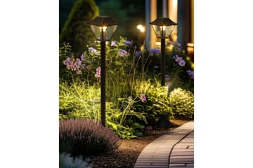 Montegosa Pullertlampe 94 cm E27 - Sort - Belysning - Udendørs lamper & belysning