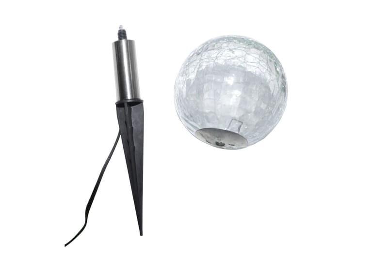 Havelamper 6 Stk. Led Med Jordspyd Og Solpaneler - Hvid - Belysning - Udendørs lamper & belysning - Nedgravningsspot