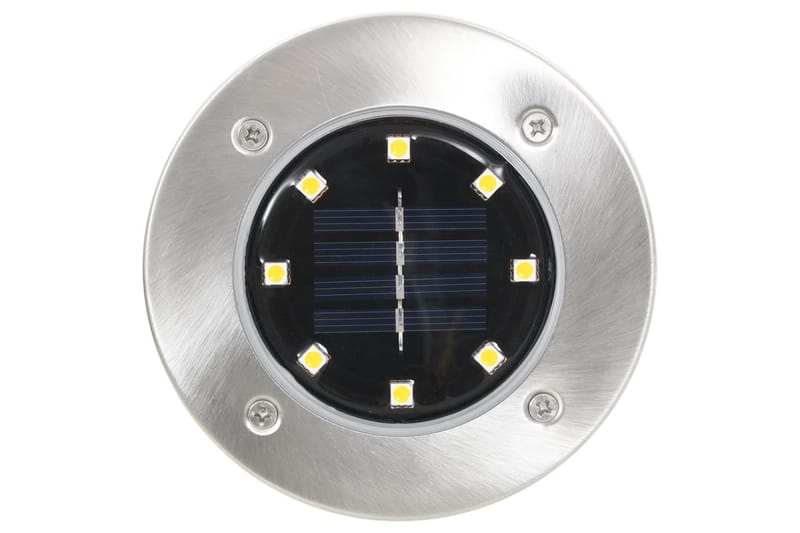 solcellelamper 8 stk. LED-pærer RGB-farve - Belysning - Udendørs lamper & belysning - Nedgravningsspot