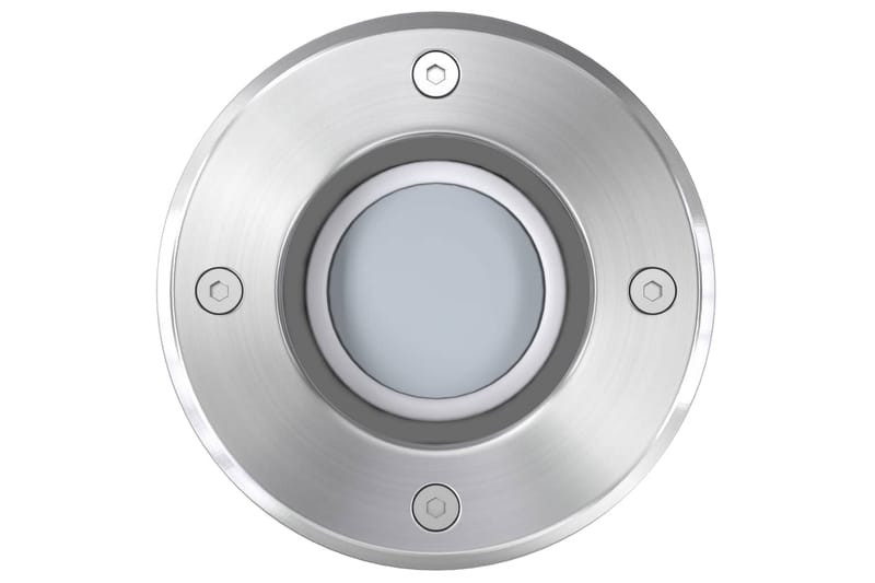 Udendørs Led Havelamper Til Nedgravning 3 Stk. Rund - Sølv - Belysning - Udendørs lamper & belysning - Nedgravningsspot