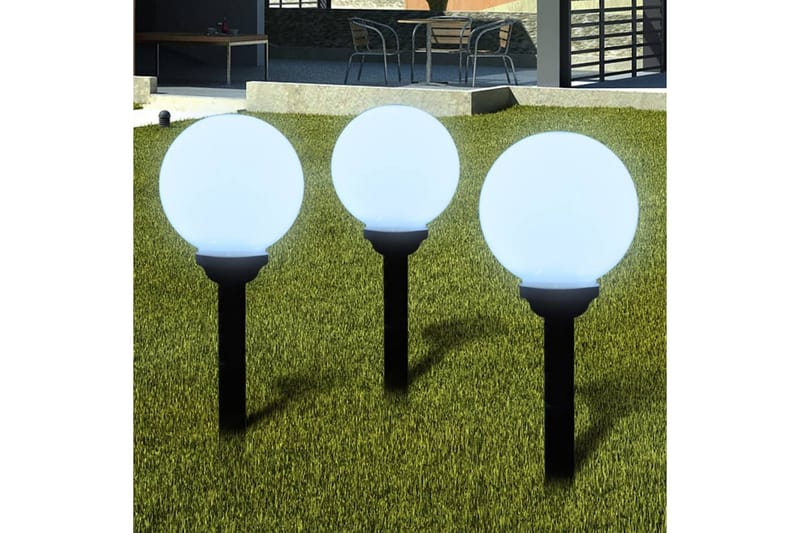 udendørslamper 6 stk. LED 20 cm med jordspyd - Udendørs lamper & belysning - Nedgravningsspot - Entrébelysning