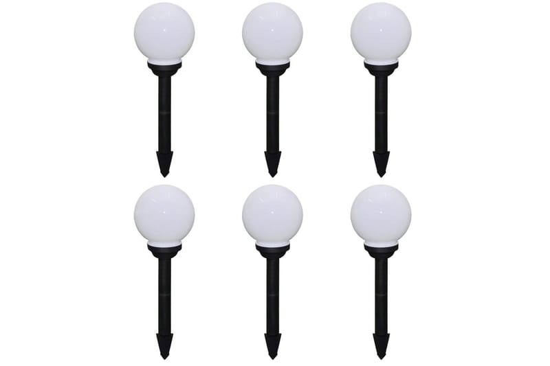 udendørslamper 6 stk. LED 20 cm med jordspyd - Belysning - Udendørs lamper & belysning - Nedgravningsspot