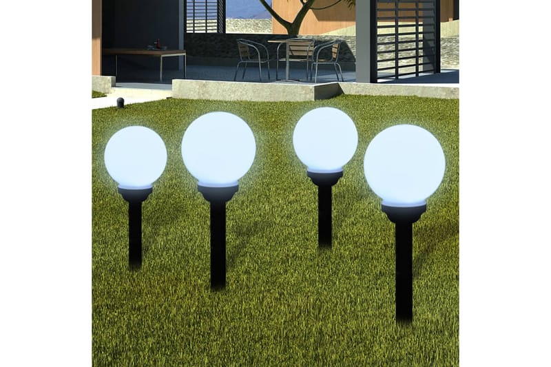udendørslamper 8 stk. LED 15 cm med jordspyd - Udendørs lamper & belysning - Nedgravningsspot - Entrébelysning