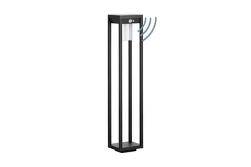 Poller Eglo Martano med Sensor - Sort - Belysning - Udendørs lamper & belysning - Solcellelamper