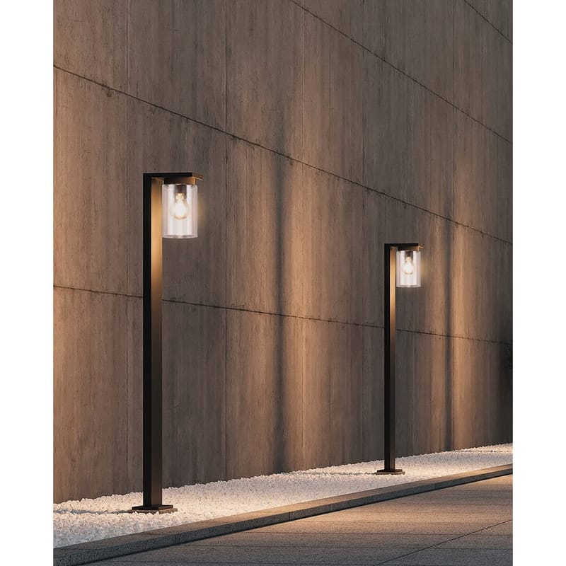 Pullert Ardila - 100 cm, Mat sort - Belysning - Udendørs lamper & belysning