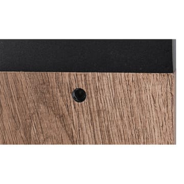 Pullert Ardila - 100 cm, Træ/mat sort - Belysning - Udendørs lamper & belysning