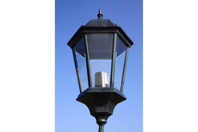 Brighton Havelampe 3-Armet 230 Cm Mørkegrøn/Sort - Grøn - Belysning - Udendørs lamper & belysning - Søjlelampe & standerlampe