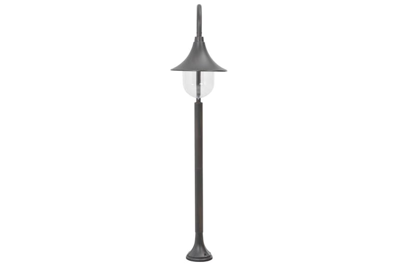 Havestolpelampe E27 120 Cm Aluminium Bronzefarvet - Brun - Søjlelampe & standerlampe