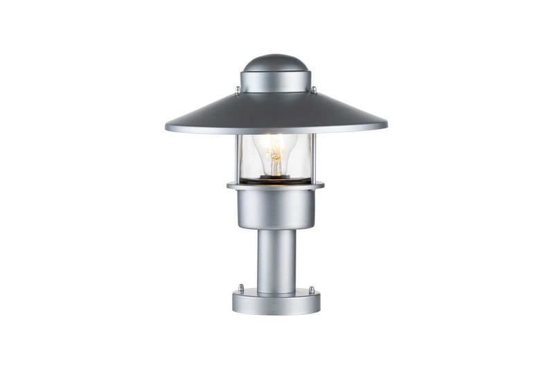 Sokkel lanterne Elstead Lighting Klampenborg Sølv - Sølv - Belysning - Udendørs lamper & belysning - Søjlelampe & standerlampe